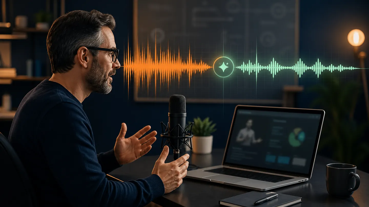 How to Clean Audio for Online Courses and Tutorials visual guide